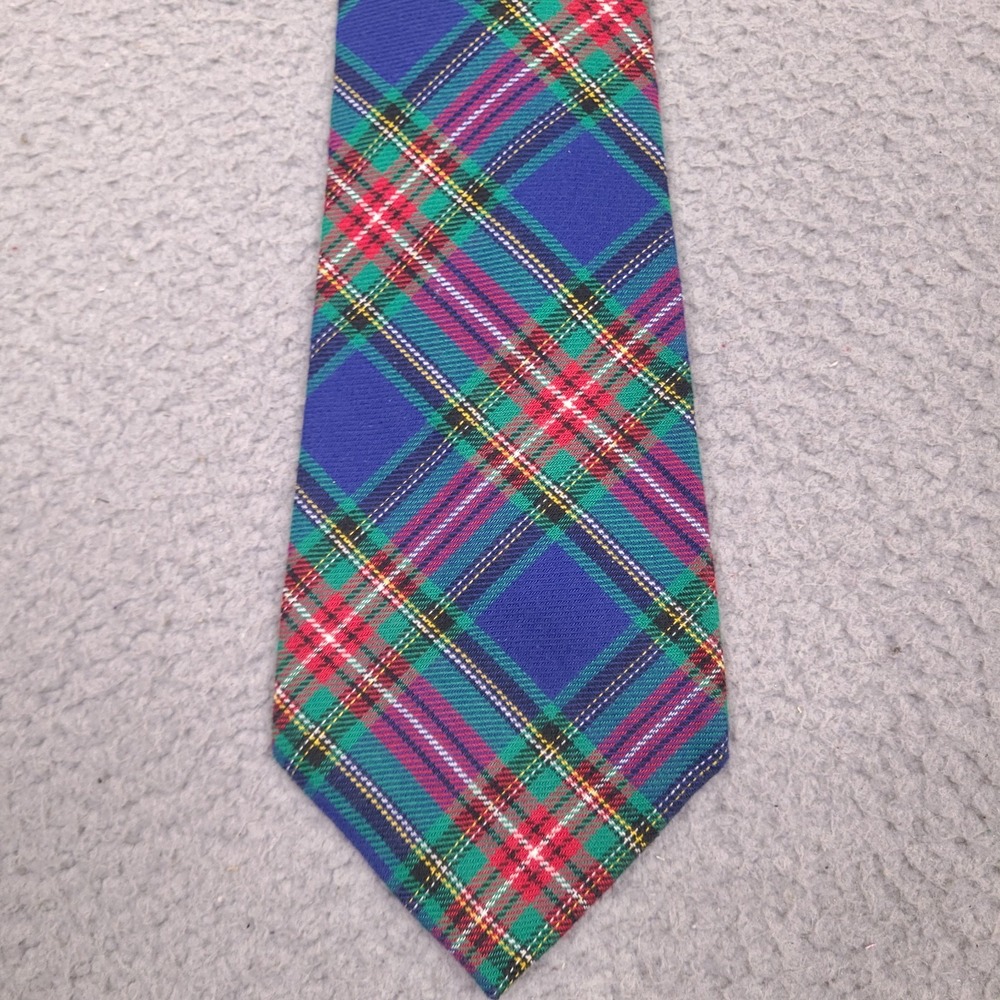 Vintage Gap Necktie Tie Men's Tartan Plaid Made in USA‎ Cotton